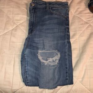 Distressed American Eagle Jeans